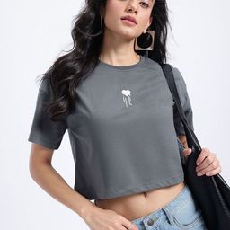 glitchez Adorable Allure Crop Boxy T-shirt-image-96