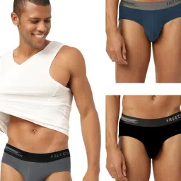 Freecultr Multi Comfort Fit Briefs - Pack of 3-image-97