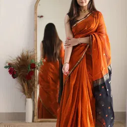 KALINI Woven Design Zari Banarasi Saree-55