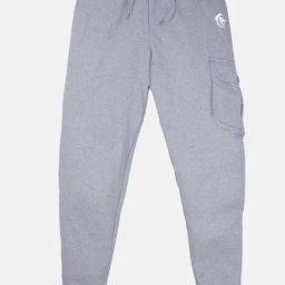Kiddopanti Boys Grey Melange Solid Trackpants-image-5