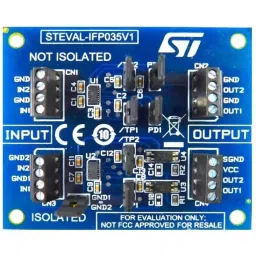 STMicroelectronics Evaluation Board Isolated and Non-Isolated Digital Inputs Based on CLT03-2Q3 Self-Powered Current, STEVAL-IFP035V1-26
