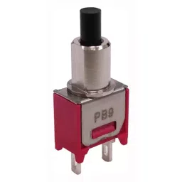MULTICOMP PRO Standard Pushbutton Switches PB SWITCH, SPST-NO-DM, 1A, 125VAC/28VDC, MP-PB9-BB00AQE-5.-3