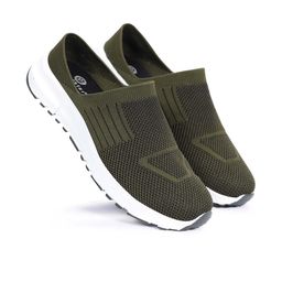 Overstar Men Green Casual Shoes-image-2