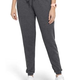 Amante Grey Cotton Joggers-image-37