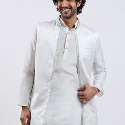 VASTRAMAY Woven Design Front Open Jacket-picture-36