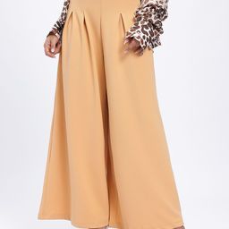 glitchez Women Flow State Waist Tie-Ups Wide Leg Trouser-image-48
