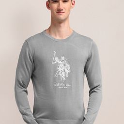 U.S. Polo Assn. Men Brand Logo Cotton Printed Pullover-image-65
