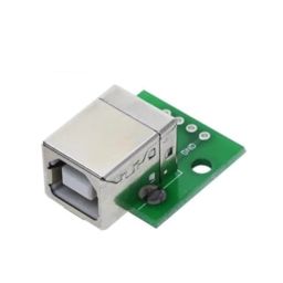 USB Type-B Female Connector to DIP 2.54mm Pitch 4-Pin Breakout Board For Space Constrained Applications- RS3802USB Type-B Female Connector to DIP 2.54mm Pitch 4-Pin Breakout Board For Space Constrained Applications- RS3802-24