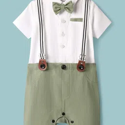 Mark & Mia Infant Boys Romper With Neck Tie-picture-18