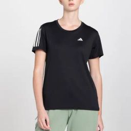 adidas Black Printed Running T-Shirt-39