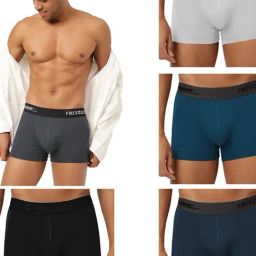 Freecultr Multi Comfort Fit Trunks - Pack of 5-picture-16