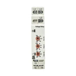 RS PRO Phase and Voltage Monitoring Relay DIN Rail Mount 48 - 63 Hz 3 Phase Model No. 1026137-18