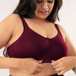 Nykd Plus Size Flawless Me Cotton Bra - Non Padded Non Wired Full Coverage-51