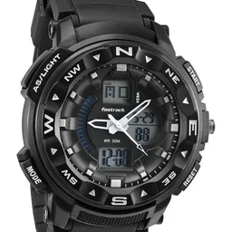 Fastrack Men Patterned Dial & Analogue And Digital Watch 38076PP01 image 3