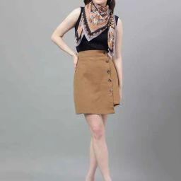 Tossido Gold Printed Scarf & Bag Scarf Set-image-52