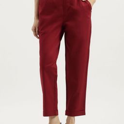 United Colors of Benetton Women Mid Rise Slim Fit Peg Trousers-picture-34