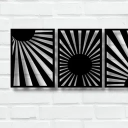 TWIGGY Set Of 3 Wooded Abstract Wall Decor-image-35