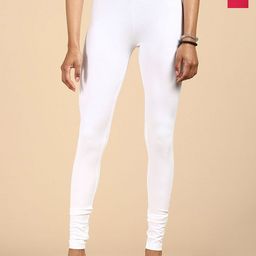 De Moza Women Pack Of 2 Cotton Churidar-Length Leggings-image-17