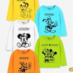 Disney By Miss and Chief Boys 5 Printed Applique T-shirt-image-53