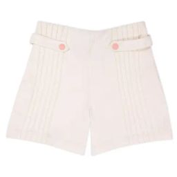 Cutecumber Kids White Striped Shorts-image-45