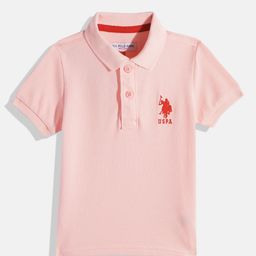 U.S. Polo Assn. Kids Boys Polo Collar Pure Cotton T-shirt-picture-1