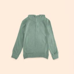 Pantaloons Junior Green Cotton Regular Fit Full Sleeves Sweater-image-49