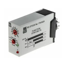 RS PRO Single Function Timer Relay Plug In Mount 12 - 240 V AC/DC 2 x SPDT Model No. 1785024-48