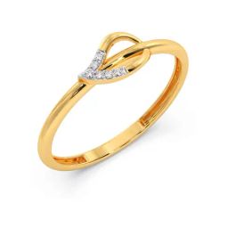 Candere by Kalyan Jewellers Stylish Design 18k Yellow Gold & Diamond Ring-image-15