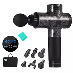 Allextreme Battery Powered Portable Massage Gun With 4 Massage Heads, LCD Display and 20 Speed Settings, MG-01-image-71