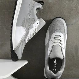 Giorgio Men's Grey Running Shoes-image-60