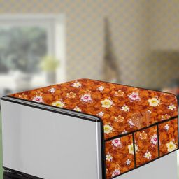 The Furnishing Tree Orange PVC Air Conditioner Cover-image-57