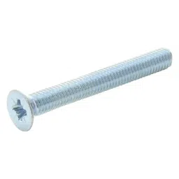 TR FASTENINGS POZI CSK HEAD MACHINE SCREW, STEEL, M2.5, M2.512KRSTMCZ100- (Pack of 100 Pcs)-image-68