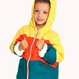 Cherry Crumble By Nitt Hyman Woven Full Sleeves Cut & Sew Light Winter Hooded Jacket - Multicolor-picture-45