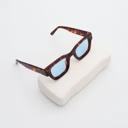 PELLE LUXUR Unisex Rectangle Sunglasses with UV Protected Lens PL25GS373-image-46