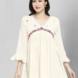 CORSICA Women Bell Sleeve A-Line Top-picture-18