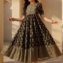 SZN Printed Tiered Flared Maxi Dress-picture-36