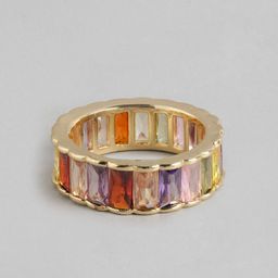 DressBerry Stone Studded Finger Ring-image-76