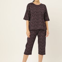 ETC Tropical Printed Pure Cotton Night suit-image-71