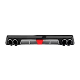 Auto Pearl Bumper Diffuser Reflector ABS Rear Compatible For Maruti Suzuki Spresso, Diffuser07_SPresso_Rear-86