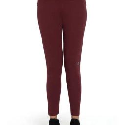 Amante Brown Cotton Leggings-image-83