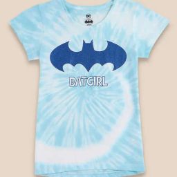 Kidsville Blue & White Embellished T-Shirt-image-18