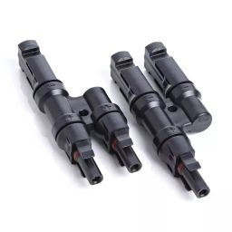 Clare Solar 2 in 1 Branch Connector for Solar Panels Black 1 Pair Male Female-18