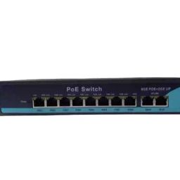 Hanutech CCTV 8 Port POE + 2 Uplink Fully Gigabit POE Networking Switch-17