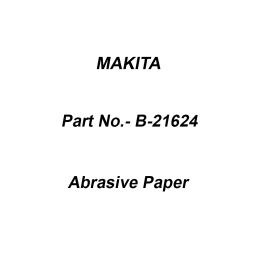 Makita Abrasive Paper Delta Red Size 60, Part No B-21624 (Pack of 10 Pcs)-1