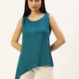 BRINNS Teal High-Low Top-image-64