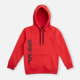 Pepe Jeans Kids Red Graphic Print Full Sleeves Sweatshirt-image-46