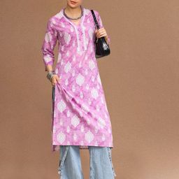 Varanga Women Ethnic Motifs Printed Daily Cotton Straight Kurta-picture-24