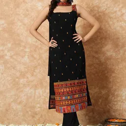 Fashion Basket Women Ethnic Motifs Printed Kurta with Trousers & Dupatta-27