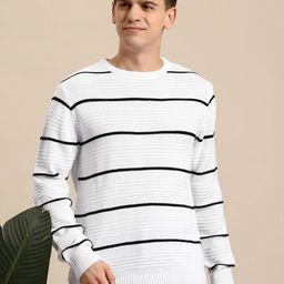 Mast & Harbour Striped Pullover-image-51