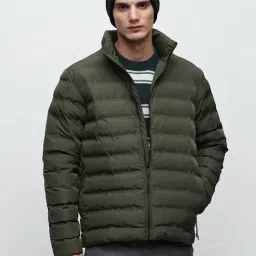 SELECTED HOMME Green Regular Fit Puffer Jacket-image-78